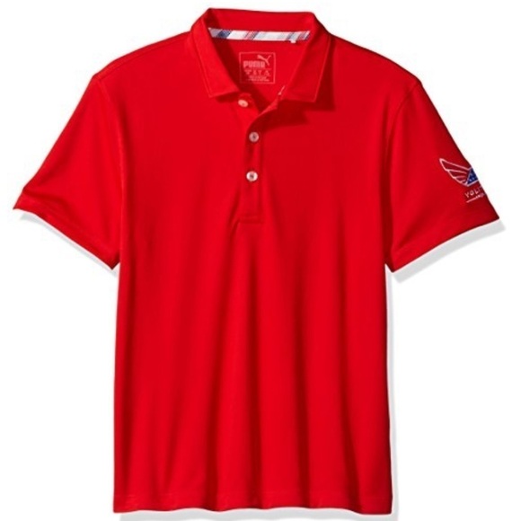 NWT PUMA VOLITION POUNCE POLO JR Sz L - Picture 1 of 4